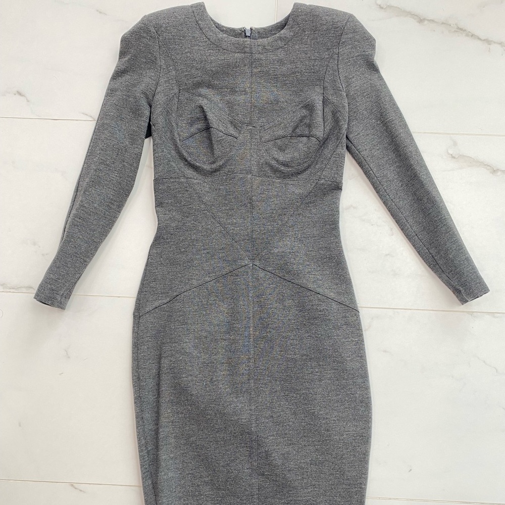 Robert Rodriguez - Charcoal Bodycon Stretchy Dress